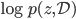 \log p(z, \mathcal{D})